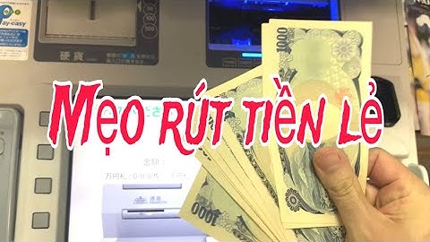 Cách rút tiền lẻ yucho ATM| Ở nhật lâu ko phải ai cũng biết!