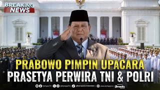 🔴BREAKING NEWS - Presiden Prabowo Lantik Remaja Calon Perwira TNI dan Polri di Istana
