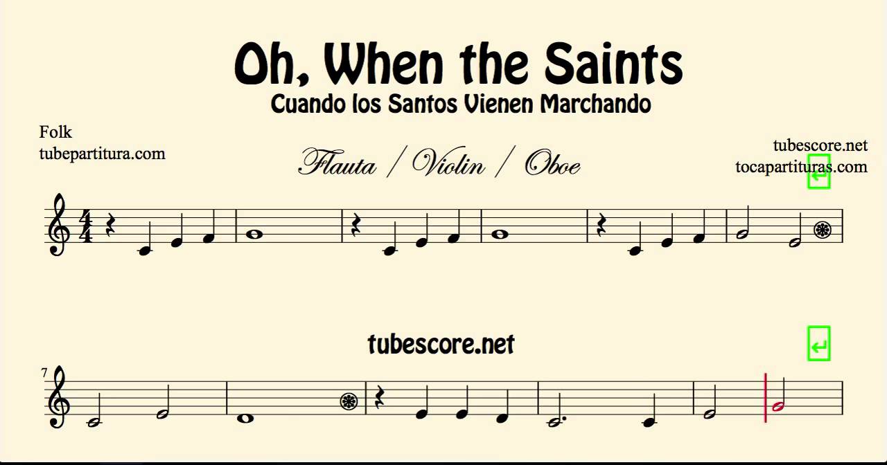 Descubrir 82+ imagen la marcha de los santos partitura Thptletrongtan