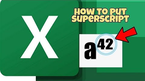 HOW TO PUT SUPERCRIPT- Microsoft Excel Tutorial/ Dexim PH