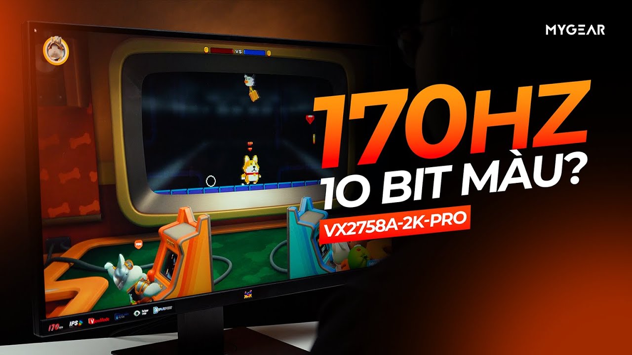 Màn Hình Gaming ViewSonic VX2758A-2K-PRO-2 27 inch 2K IPS 185Hz