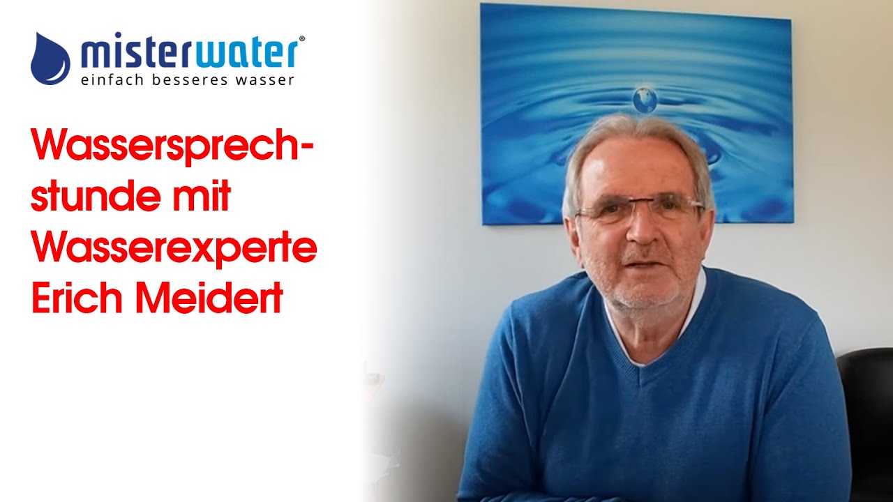 [FOLGE 1] Wassersprechstunde mit Wasserexperte Erich Meidert 