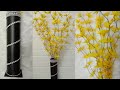 Easy & Cheap to Make Thread Flower and Flower Vases| DIY| Felt Flower| Home Decor Ideas