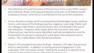 Famous Utilization Focused Evaluation Powerpoint with Narration Profile