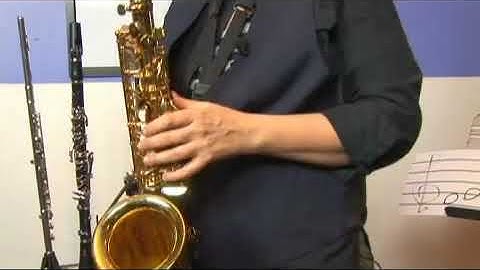 Saxophone C# Locrian Mode