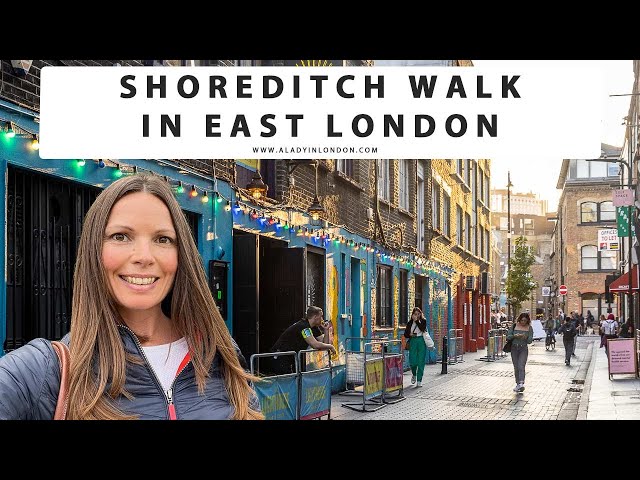 SHOREDITCH WALKING TOUR IN LONDON | Old Street | Hoxton Square | Shoreditch High Street | Street Art class=