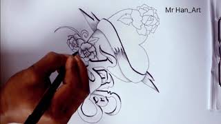 Grafiti love terbaru #grafitikarakter #valentine #indonesian #iloveyou#love #art #keren #unik