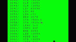 scrolling/scaling Semi Graphics on the coco II (HARDWARE)