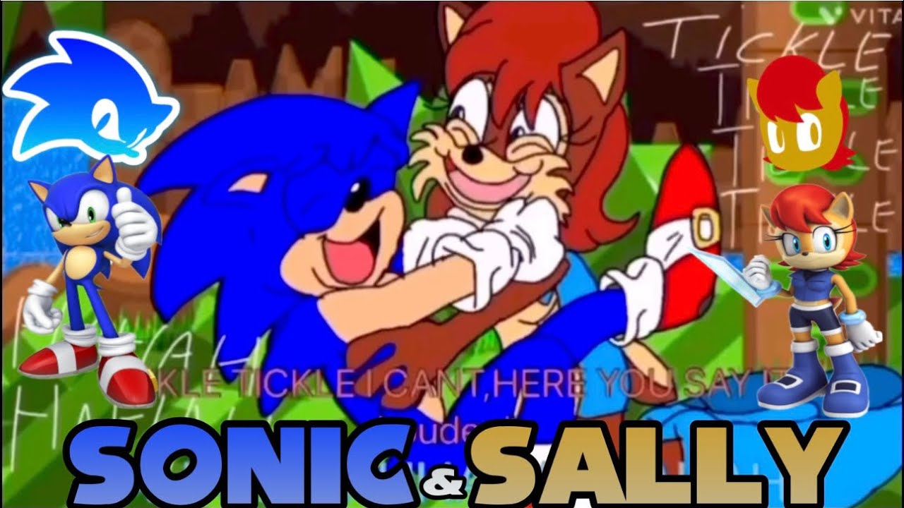 Sally Acorn ￼Tickles Sonic The Hedgehog LOL🤣🦔!!!!!