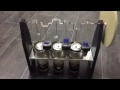 Homemade 3 cylinder beer can Stirling engine running