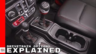 2018 Jeep Wrangler Drivetrain Options Explained - YouTube