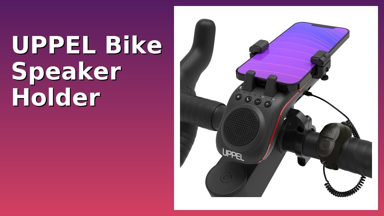 REVIEW (2025): UPPEL Bike Speaker Holder. Features.