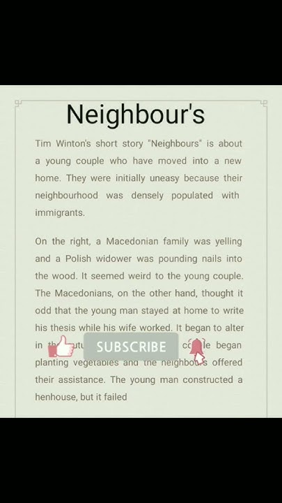 neighbours-class-12-summary-of-english-literature-youtube