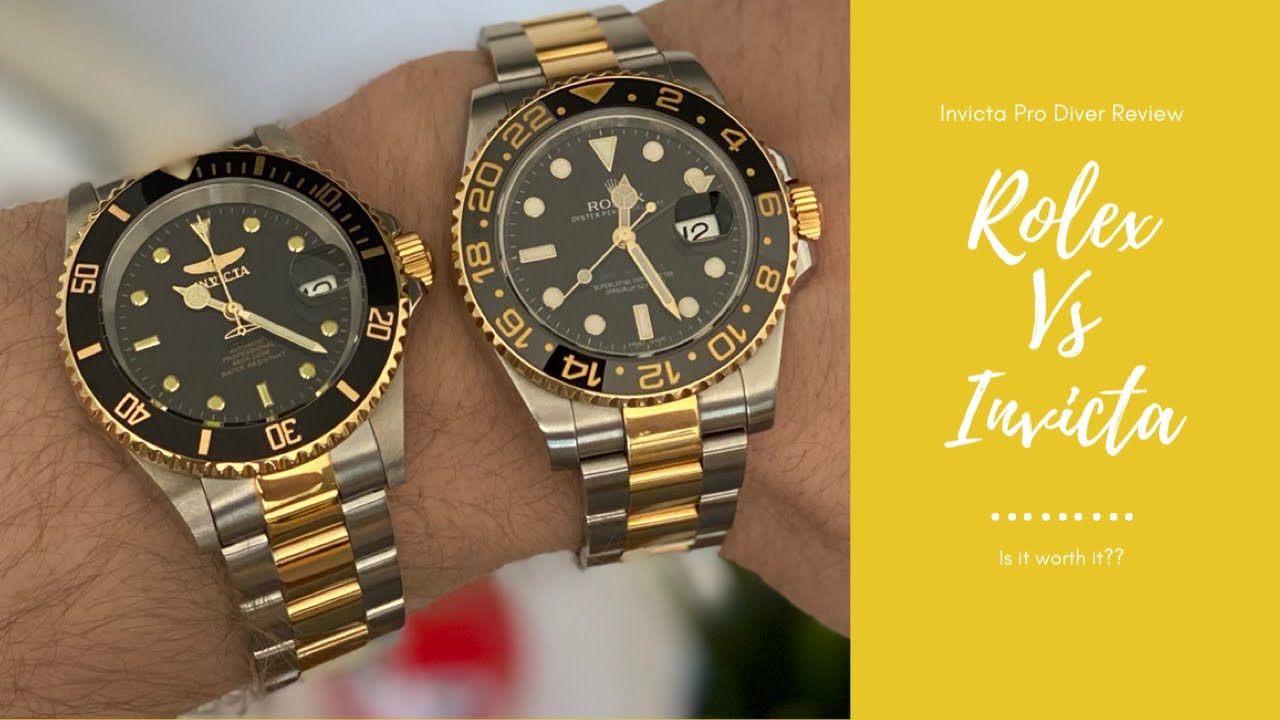 INVICTA vs ROLEX // THE Invicta PRO 