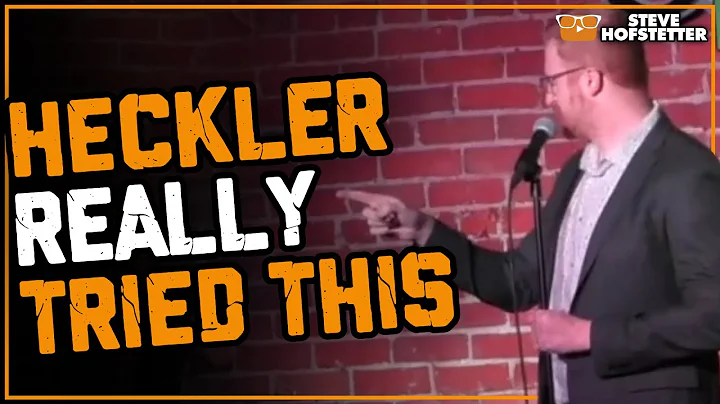 Heckler Tries to Skip Out on the Bill - Steve Hofs...