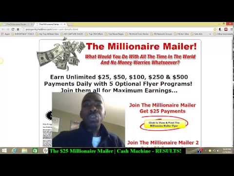 the 25 millionaire mailer results making money mailer flyers the millionaire flyer