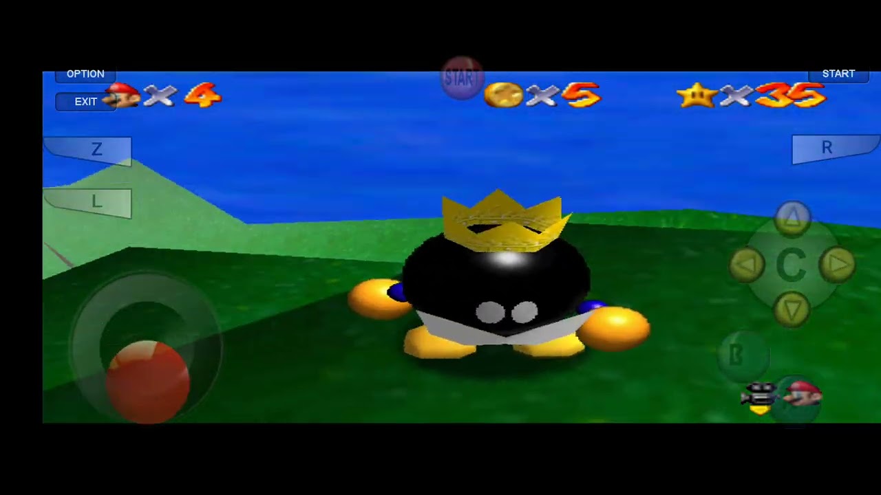 Jugando Mario 64 como una persona normal 