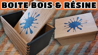 Boîte Bois et résine époxy