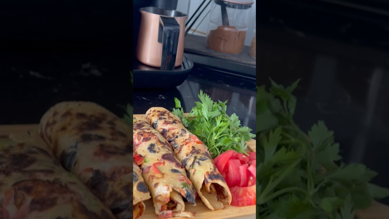 Kahvaltılık Domatesli Biberli Zeytinli Krep pratik Tarifi İçin Malzemeler