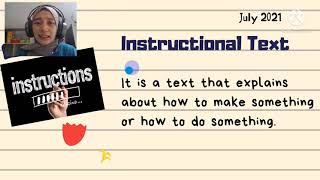 P3 - Comprehension and Features of Instructional Text