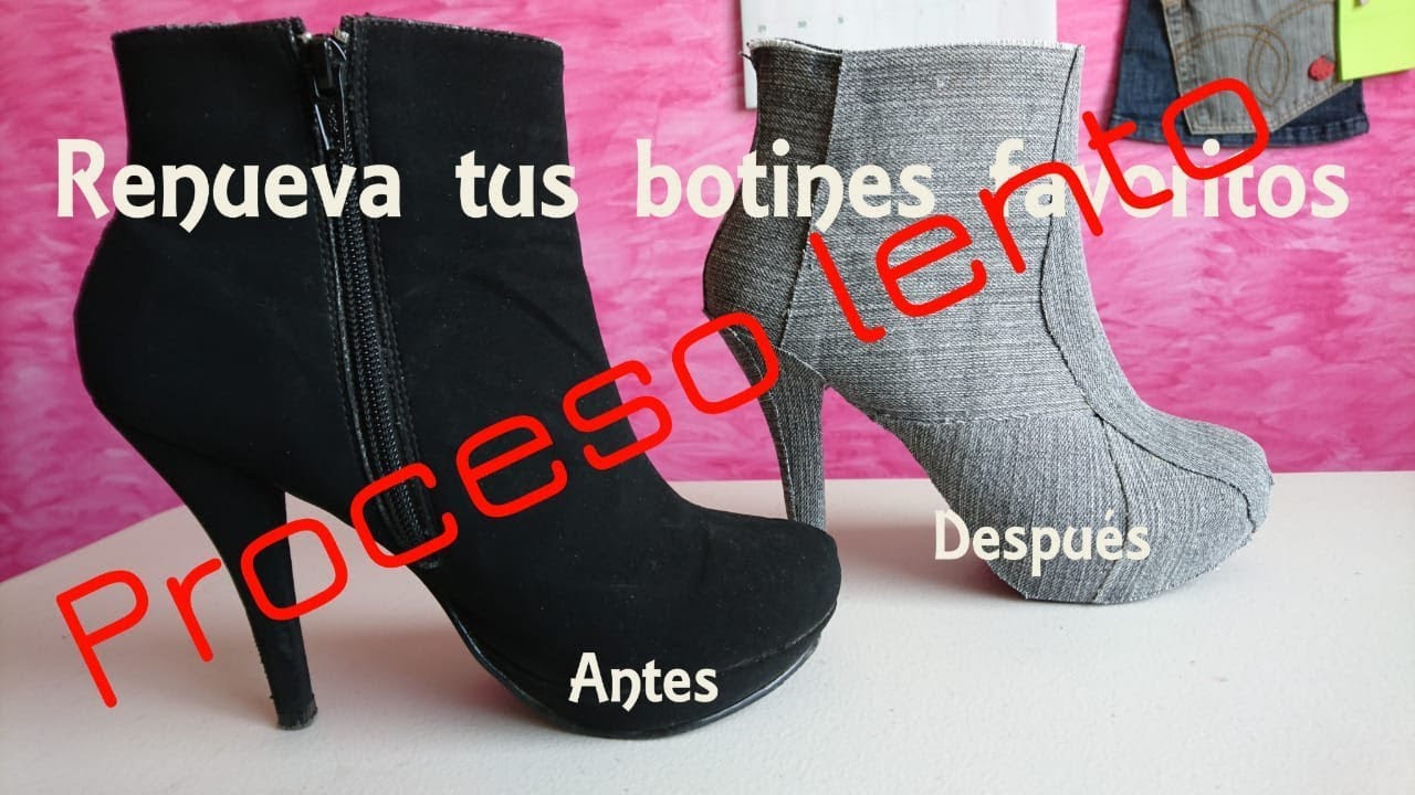 Forra Tus Botas Viejas Con Mezclilla Y Renuevalas Diy - Youtube