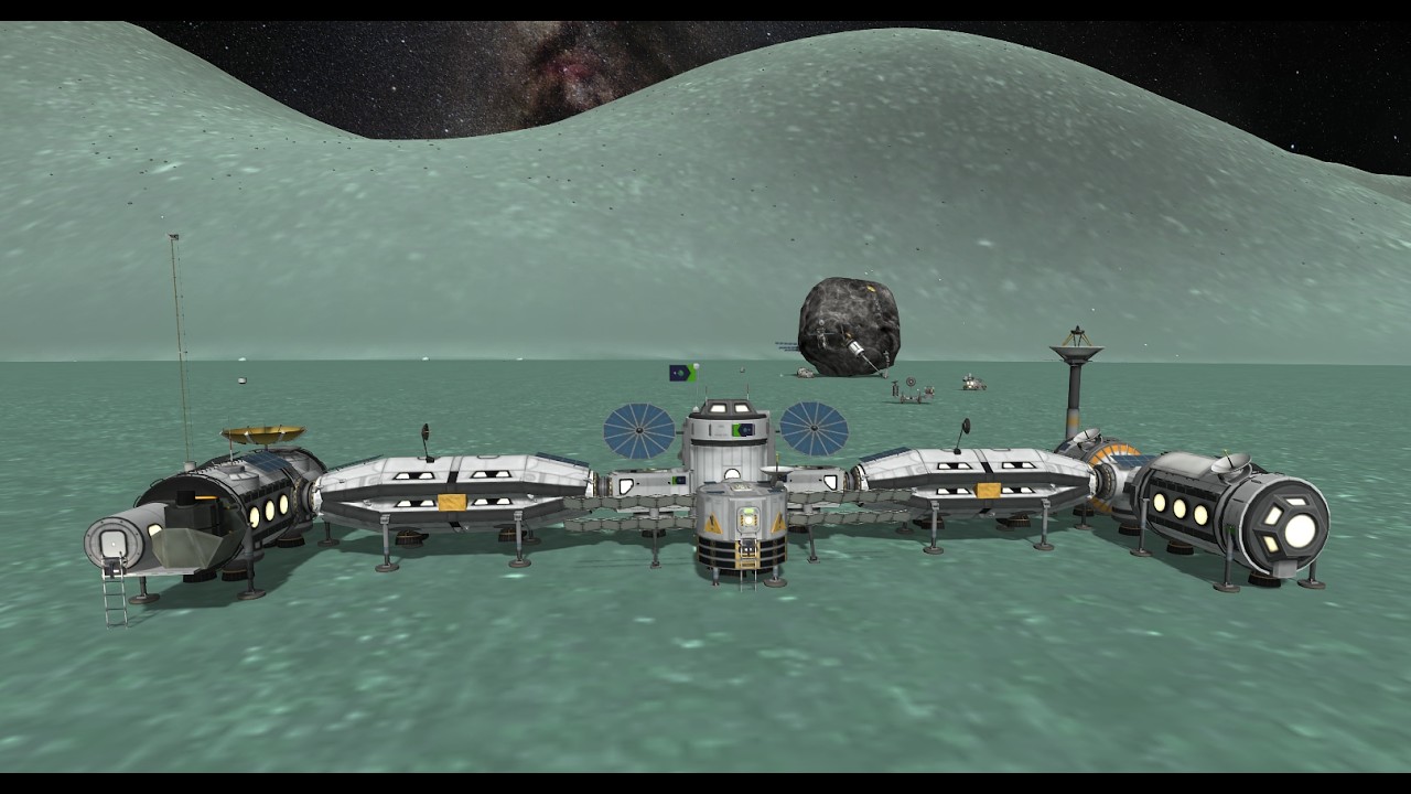 Minmus Base Construction in KSP (8/8)