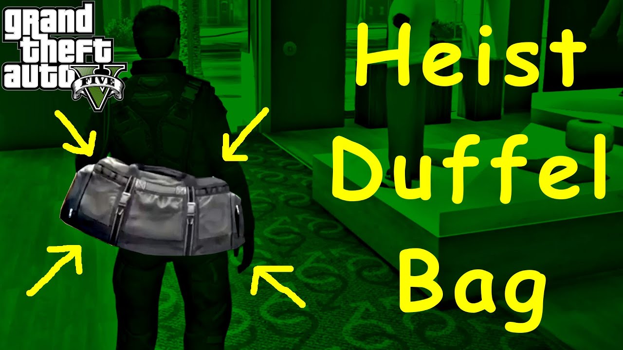 GTA 5 online *difficult* How to get the *rare* male Duffel Bag Rare