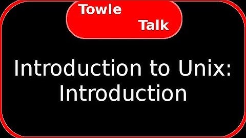 Introduction to Unix/Linux - Intro