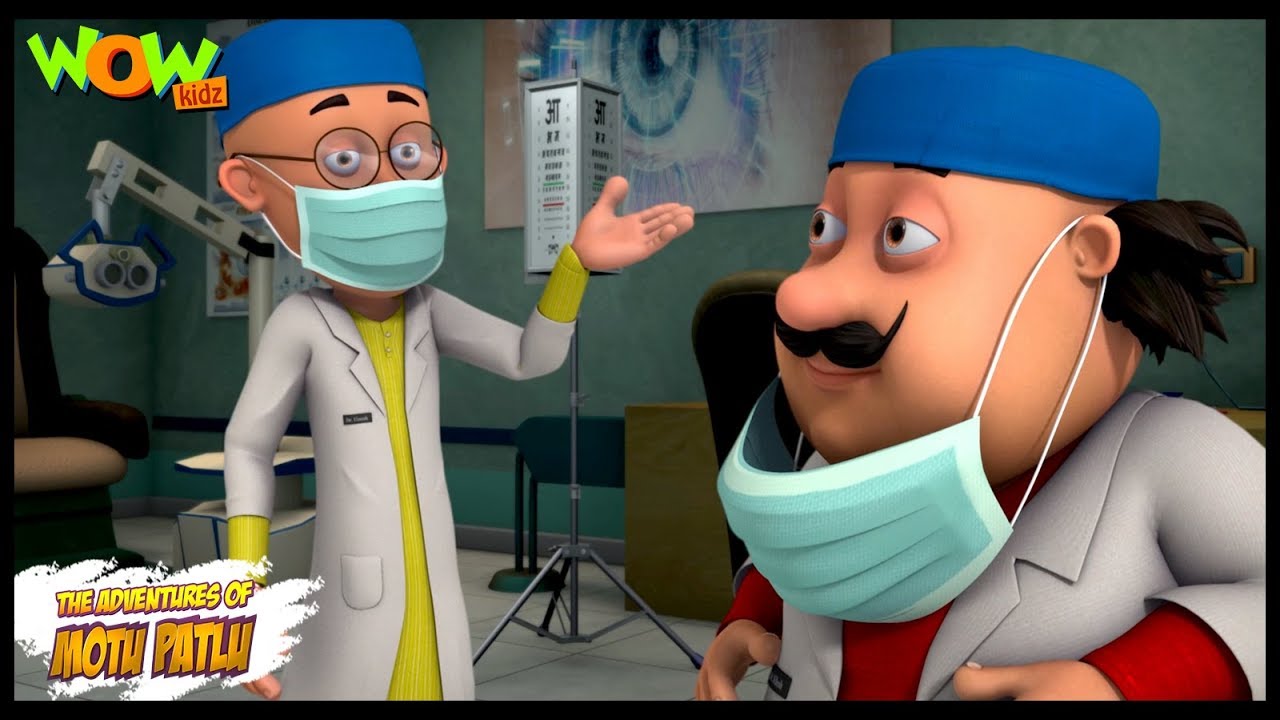 Motu Patlu New Episodes | Cartoons | Kids TV Shows | Dr. Jhatka Ka Eye Clinic | Wow Kidz