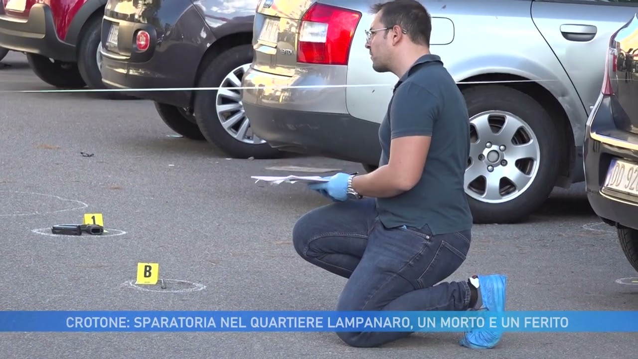 CROTONE: SPARATORIA NEL QUARTIERE LAMPANARO, UN MORTO E UN FERITO