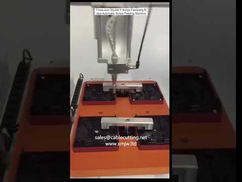 Three-Axis Double-Y Screw Fastening Robot with Automatic Screw Feeding Machine