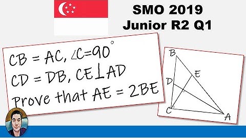 Q1 of SMO2019 Round 2. (Coordinate -Geometry OR just Geometry??)