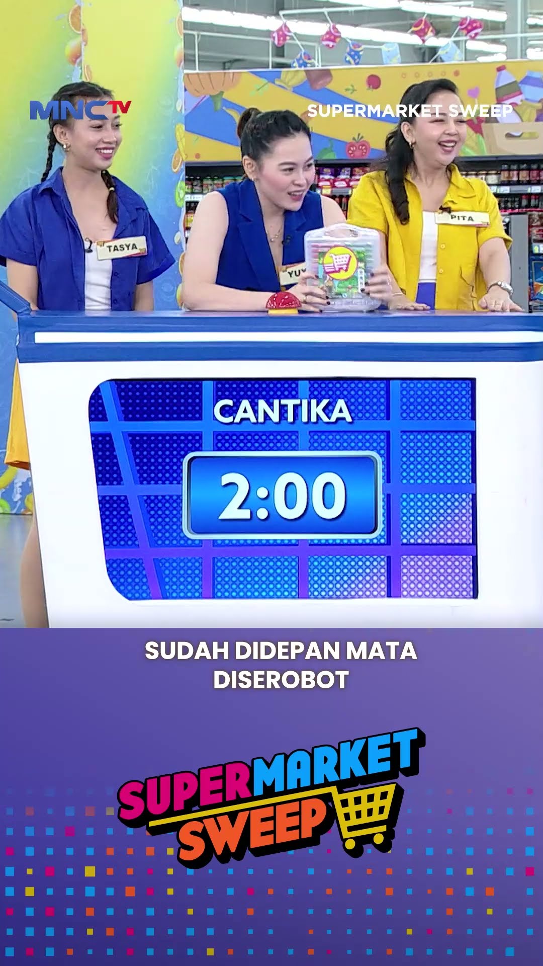 Siapa Cepat Dia Dapat #supermarketsweep #gameshow #mnctv #shorts