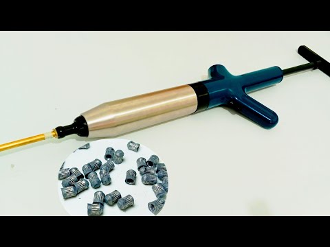 I made pellet gun from high pressure toilet plunger