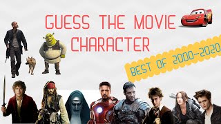 GUESS THE MOVIE CHARACTER QUIZ - the best from 2000-2021 movies