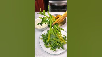 Bữa cơm 10k| Có ai biết rau này là rau gì không #shorts