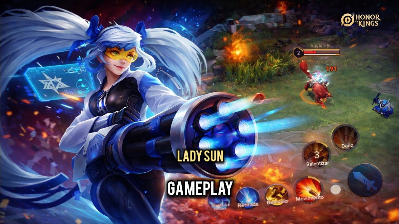 HOK : LADY SUN / LINEA FARMEO GAMEPLAY | HONOR OF KINGS 