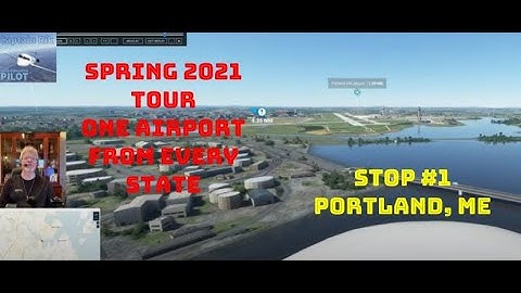 2021 Airport Tour Stop 1 -  Portland ME - KPWM