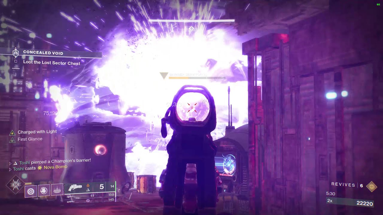 Solo Flawless Concealed Void (Master Lost Sector) w/ Eriana's Vow