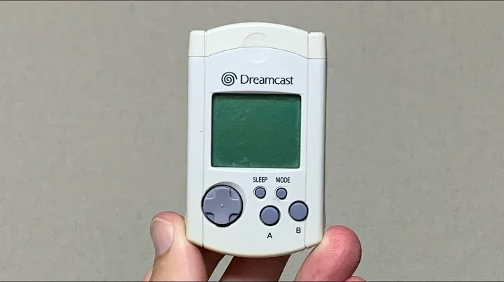Sega Dreamcast Visual Memory Unit VMU teardown, clean and retrobright