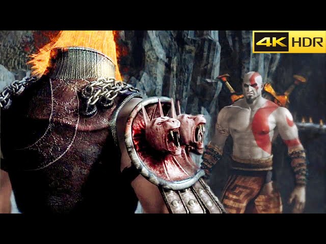 God Of War 1 Kratos Vs Ares Final Boss Fight 4K 60FPS HDR class=