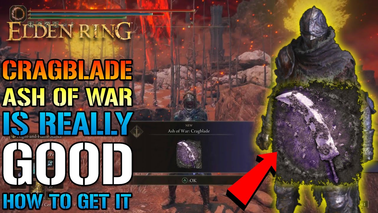 Elden Ring Cragblade ASH Of WAR! Is REALLY GOOD! How To Get This TODAY