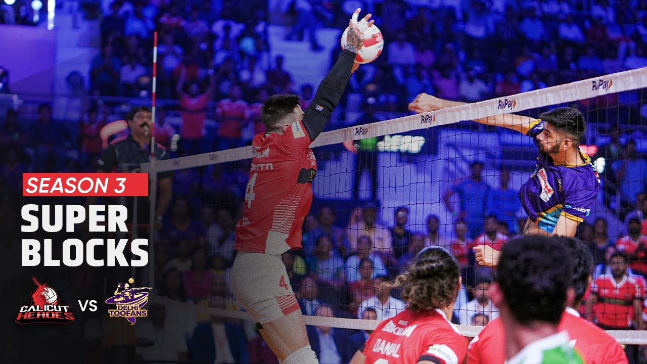 Super Blocks | Match 13 | Calicut Heroes vs Delhi Toofans | PVL Season 3
