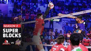 Super Blocks | Match 13 | Calicut Heroes vs Delhi Toofans | PVL Season 3