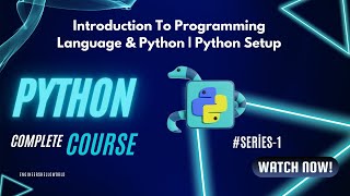 Introduction to Python Programming | Write Your First Program in Python #PythonProgramming #Coding