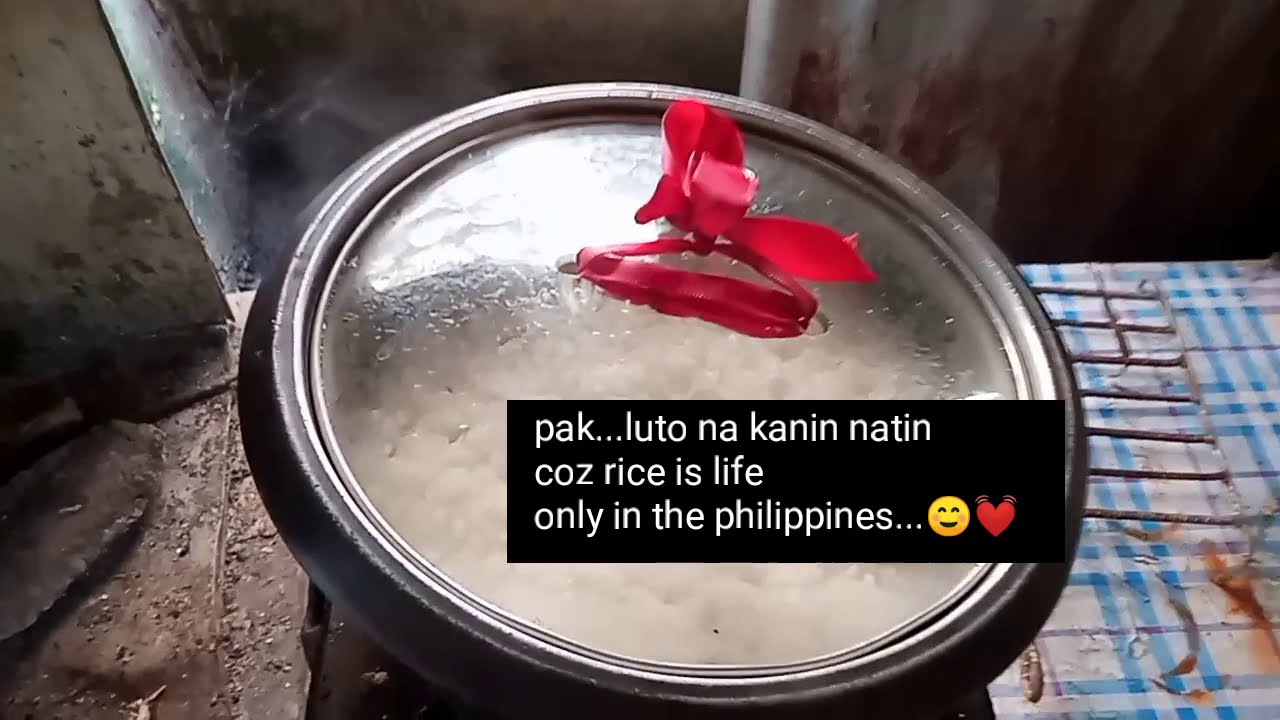 HOW TO COOK RICE using firewood riceislifemommyshastlye YouTube