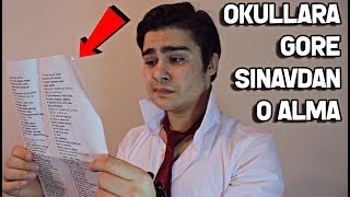 Okullara Göre Sınavdan 0 Alma İlkokul-Ortaokul-Lise