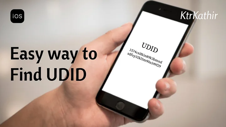 How to find UDID, serial number, IMEI number of iPhone or iPad without Mac or iTunes | KtrKathir