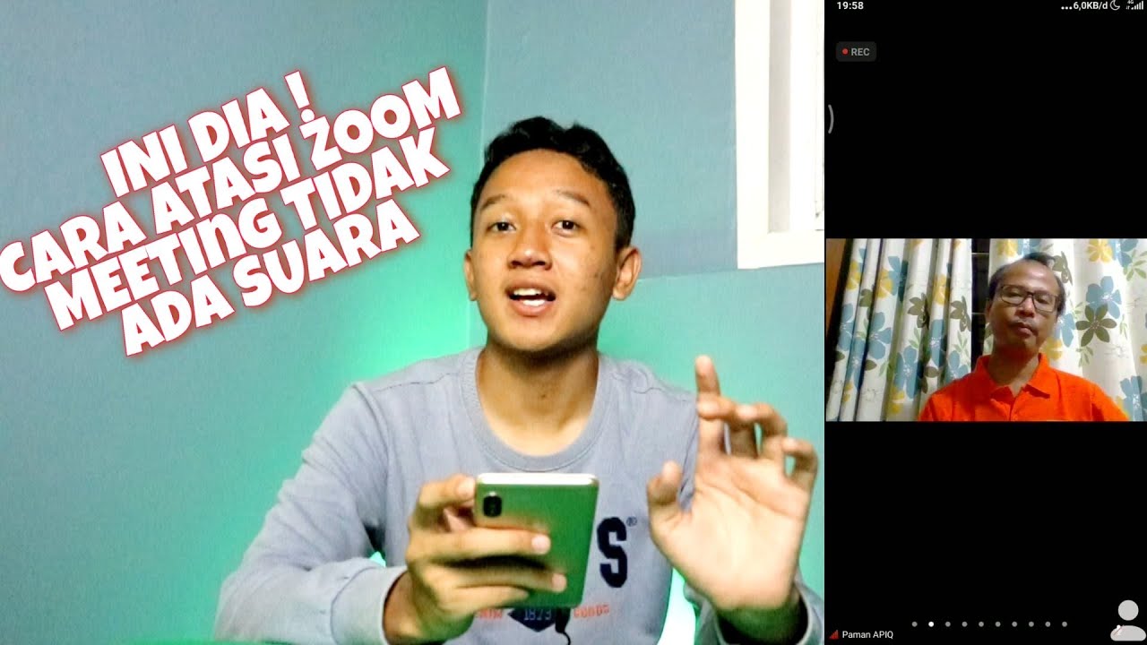 CARA MENGATASI ZOOM MEETING TIDAK ADA SUARA !