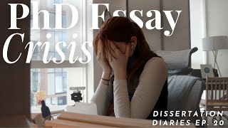 PhD Essay Crisis | Submitting my First Dissertation Chapter on a Crunch |Dissertation Diaries Ep. 20
